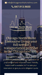 Mobile Screenshot of chicagonorthshorelimo.com